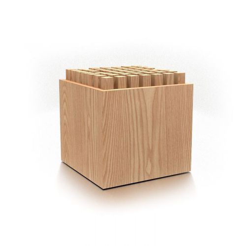 Sgabello design originale - HEDGEHOCK - WATERROWER FRANCE - in rovere / in faggio / in frassino