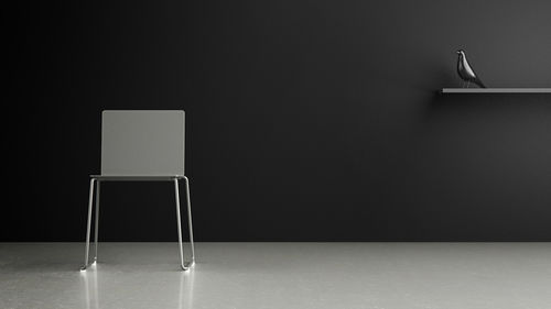 Sedia contemporanea - DRY - Randers+Randers - in tessuto / a slitta / per uso residenziale