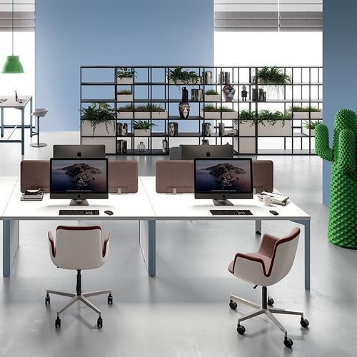 Scrivania da terra - DV812 ENNA - Della Valentina Office - individuale / contemporanea / in legno