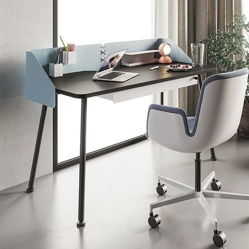 Scrivania da terra - DV816 NIDA - Della Valentina Office - contemporanea / in legno / in metallo