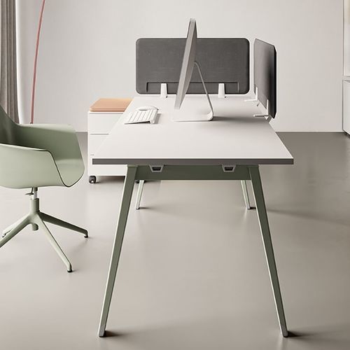 Scrivania da terra - COMP_10_HOS - Della Valentina Office - contemporanea / in metallo / dritta