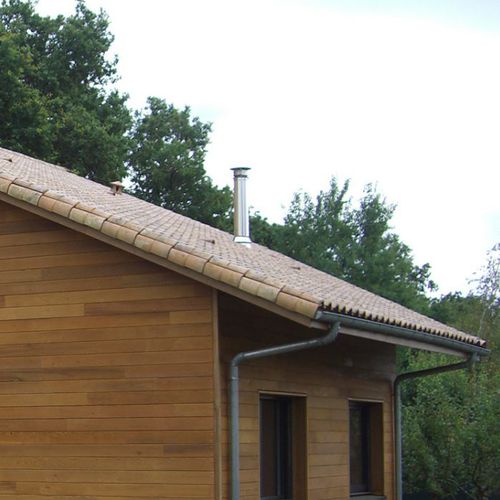 Rivestimento di facciata a doghe - ELEGANCE : WESTERN RED CEDAR CLEAR 2 - SIVALBP - in legno / con scanalature