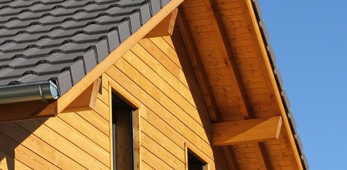 Rivestimento di facciata a doghe - ELEGANCE : MÉLÈZE DE SIBÉRIE - SIVALBP - in legno / FSC / con scanalature