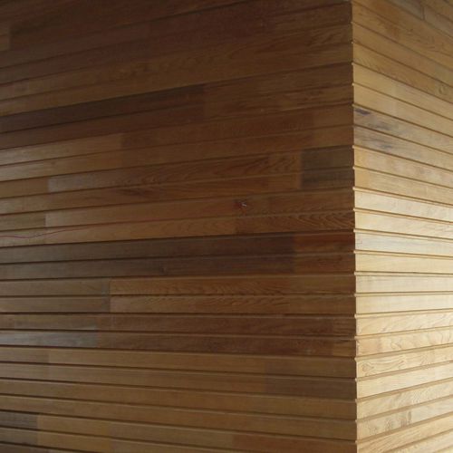 Rivestimento di facciata a doghe - AUTHENTIC : WESTERN RED CEDAR CLEAR 2 - SIVALBP - in legno / con scanalature
