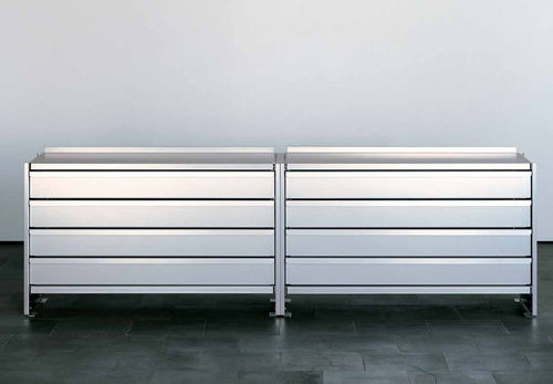 Armadio classificatore basso - Lehni - in metallo / contemporaneo