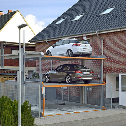 Sistema di parcheggio 3 livelli - MULTIBASE G63 - KLAUS Multiparking GmbH - con piattaforma