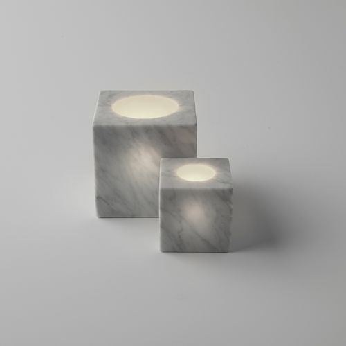 Portacandela in marmo - SPHERE - Marsotto