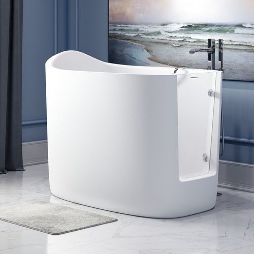 Vasca da bagno ovale - BABY BOOMER 2 - Aquatica Marmite SP. Z.o.o - da appoggio / per ambiente abitativo / in Solid Surface