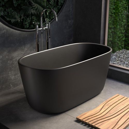 Vasca da bagno ovale - LULLABY MINI  - Aquatica Marmite SP. Z.o.o - da appoggio / per ambiente abitativo / in Solid Surface