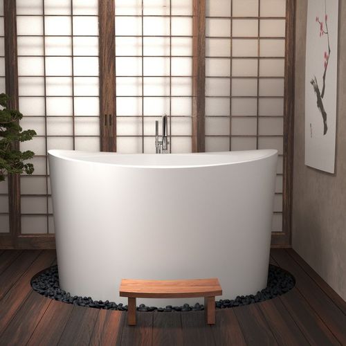 Vasca da bagno ovale - TRUE OFURO DUO - Aquatica Marmite SP. Z.o.o - da appoggio / per ambiente abitativo / in composito