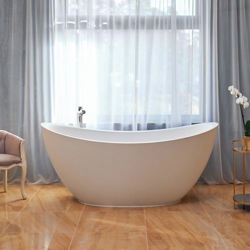 Vasca da bagno ovale - LILLIAN - Aquatica Marmite SP. Z.o.o - da appoggio / per ambiente abitativo / ad uso professionale