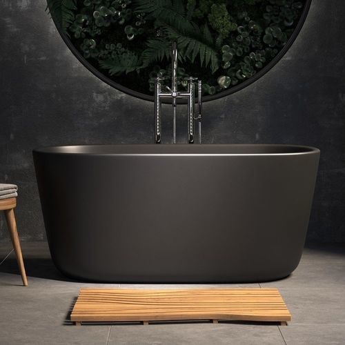 Vasca da bagno ovale - LULLABY-NANO™ - Aquatica Marmite SP. Z.o.o - da appoggio / per ambiente abitativo / in Solid Surface
