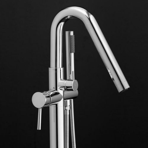 Miscelatore per vasca - COLONNA 120  - Aquatica Marmite SP. Z.o.o - a pavimento / in metallo cromato / da bagno