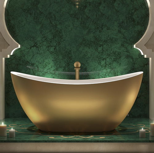 Vasca da bagno ovale - LILLIAN PEARL  - Aquatica Marmite SP. Z.o.o - ad isola / per ambiente abitativo / ghisa minerale