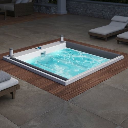 Spa da incasso - DOWNTOWN-2-BLT-IN-SPA - Aquatica Marmite SP. Z.o.o - rettangolare / 6 posti / in composito