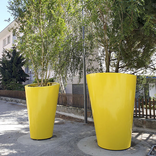 Fioriera in acciaio - SION - TF URBAN - conica / su misura / 100% riciclabile