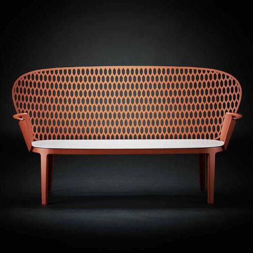Panca per spazi pubblici contemporanea - BRIVE - TF URBAN - in alluminio / in acciaio / in ceramica