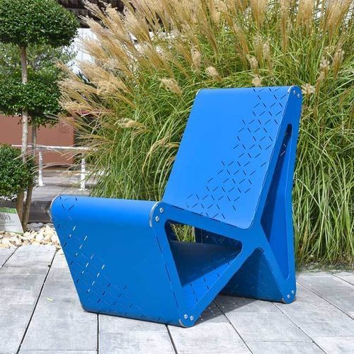 Sedia design originale - TERZ - TF URBAN - da interno / da esterno / in acciaio
