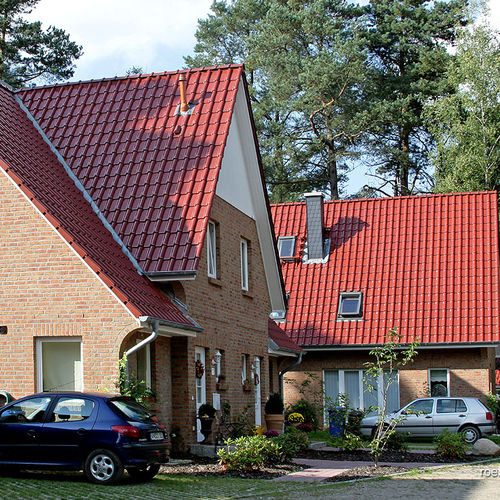 Tegola a incastro - MONZAPLUS - Röben - in clinker / rossa / nera