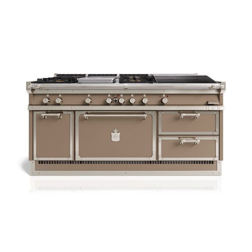 Blocco cottura a gas - OGS188 - Officine Gullo - professionale / 4 forni / beige
