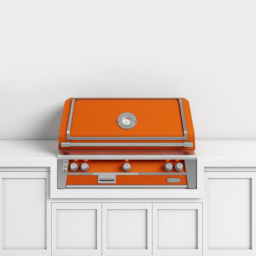 Barbecue a gas - BBQ42T - Officine Gullo - a legna / da appoggio / da incasso
