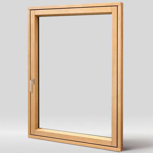 Finestra in legno - INTESA PLUS 99 - isamserramenti - in metallo / a battente / a tripli vetri