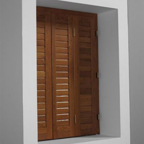 Persiana a libro - isamserramenti - in legno / per finestra