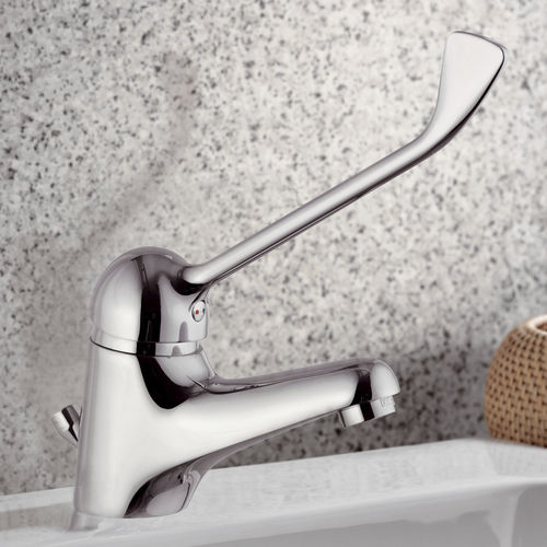 Miscelatore per lavabo - 389E9 - Rubinetterie Mariani - da appoggio / in metallo cromato / da bagno