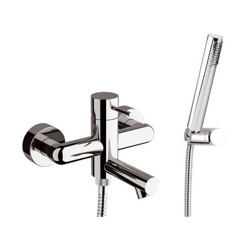 Miscelatore per vasca - 230UM - Rubinetterie Mariani - da parete / in ottone cromato / da bagno