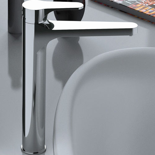 Miscelatore per lavabo - 398SF - Rubinetterie Mariani - da appoggio / in metallo cromato / da bagno