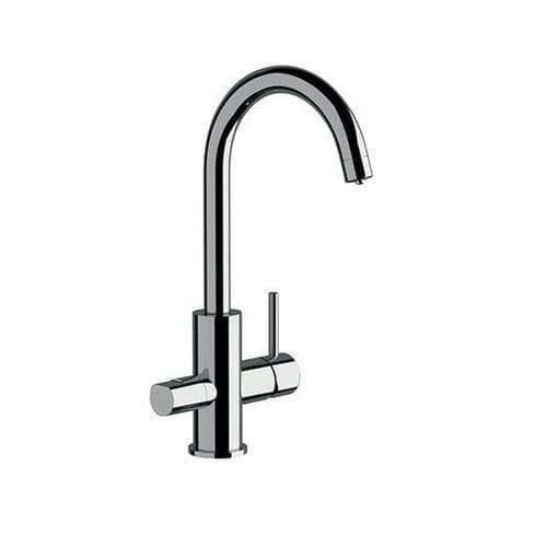 Miscelatore da appoggio - 560UM - Rubinetterie Mariani - in metallo cromato / da cucina / 1 foro