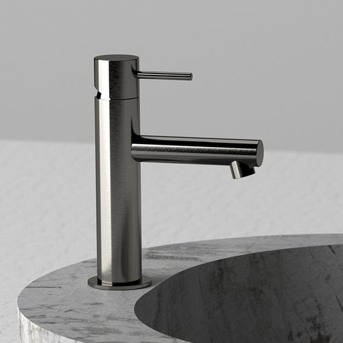 Miscelatore per lavabo - 382UMX - Rubinetterie Mariani - da appoggio / in acciaio inossidabile / da bagno