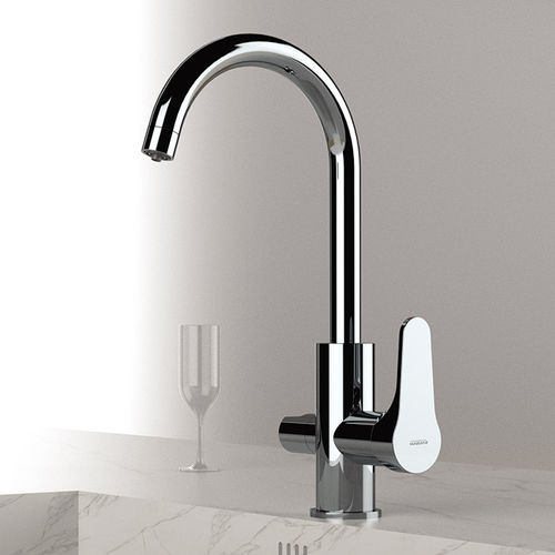 Miscelatore da appoggio - 560SF - Rubinetterie Mariani - in ottone cromato / da cucina / a tre vie