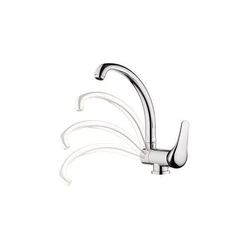 Miscelatore da appoggio - 510E2 - Rubinetterie Mariani - in metallo cromato / da cucina / 1 foro