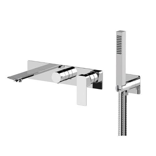 Miscelatore per vasca - 830ICP2WB - Rubinetterie Mariani - da incasso / da parete / in ottone cromato