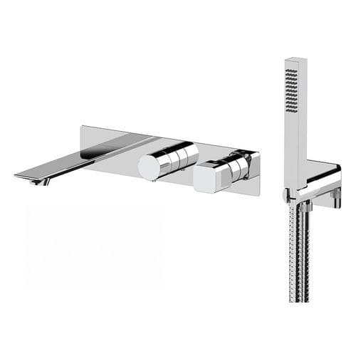 Miscelatore per vasca - 830IQP2WB - Rubinetterie Mariani - da incasso / in ottone cromato / da bagno