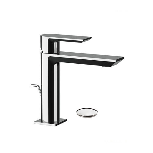 Miscelatore con scarico automatico (pop-up) - 393AV  - Rubinetterie Mariani - per lavabo / da appoggio / in ottone cromato