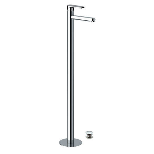 Miscelatore per lavabo - 385AT - Rubinetterie Mariani - a pavimento / in metallo cromato / da bagno