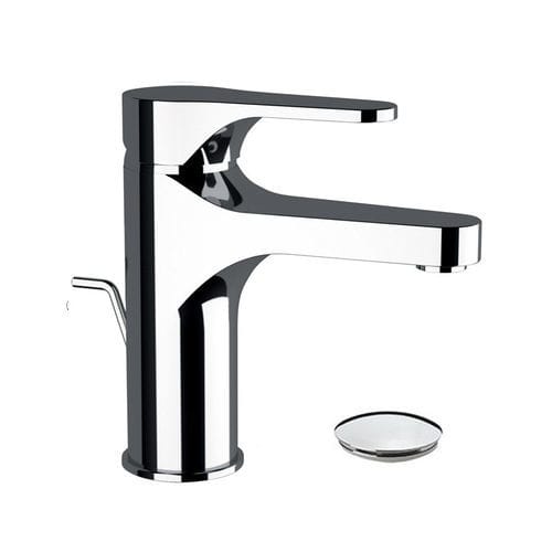 Miscelatore con scarico automatico (pop-up) - 393SF - Rubinetterie Mariani - per lavabo / da appoggio / in metallo cromato