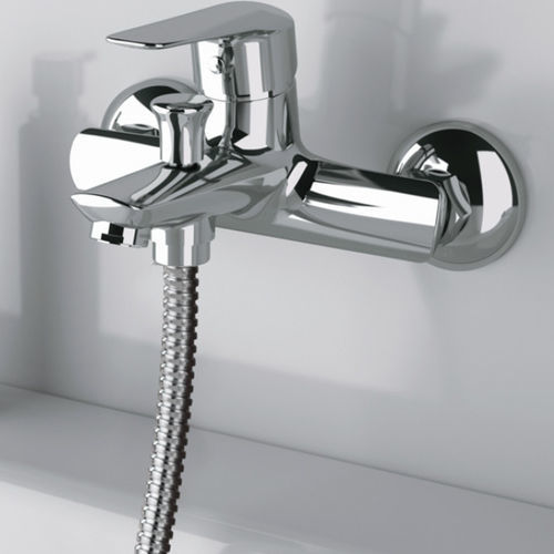 Miscelatore per vasca - 212ES - Rubinetterie Mariani - da parete / in metallo cromato / da bagno