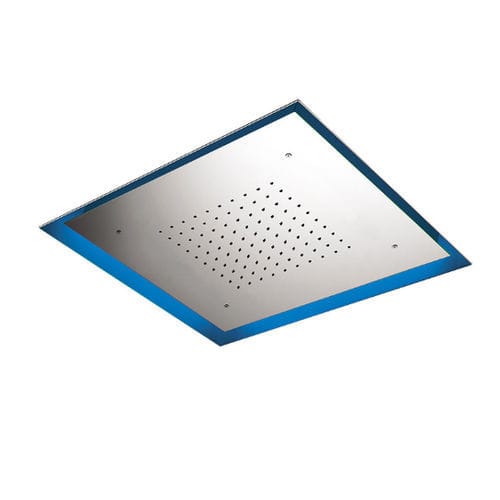 Soffione doccia da incasso a soffitto - CAIQ57 - Rubinetterie Mariani - da soffitto / quadrato / a pioggia