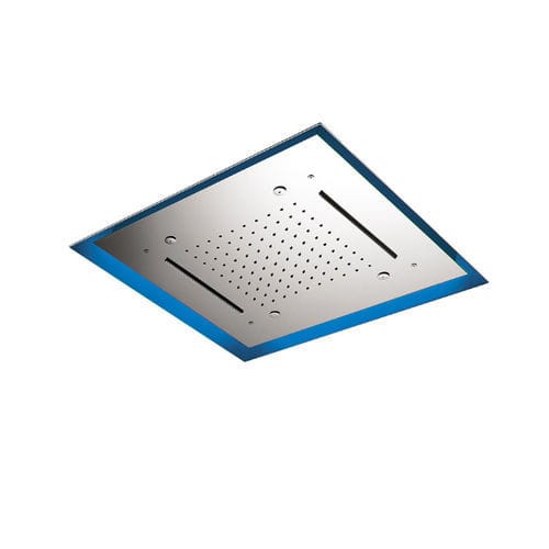 Soffione doccia da incasso a soffitto - CAIQ57N2C - Rubinetterie Mariani - da soffitto / quadrato / a pioggia