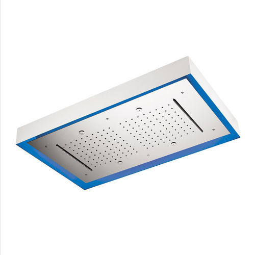 Soffione doccia da soffitto - CAR77N2C - Rubinetterie Mariani - rettangolare / a pioggia / a cascata