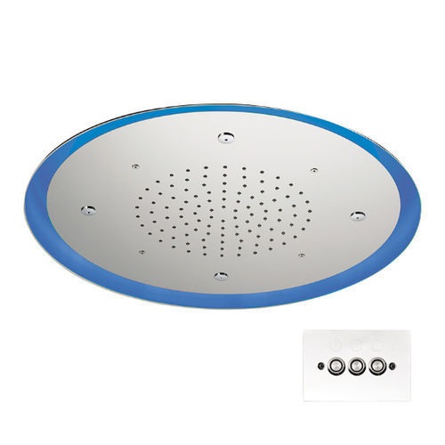 Soffione doccia da incasso a soffitto - CAIT57N - Rubinetterie Mariani - da soffitto / rotondo / a pioggia