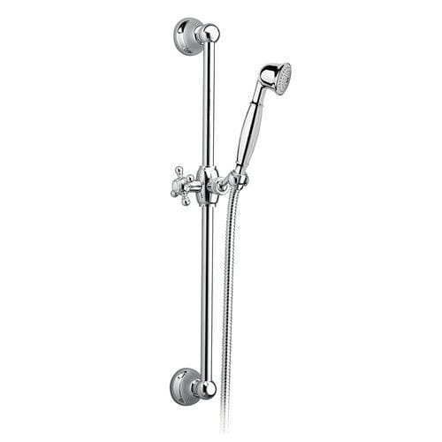 Colonna doccia in metallo - 761TS - Rubinetterie Mariani - finitura cromata / da parete / classica