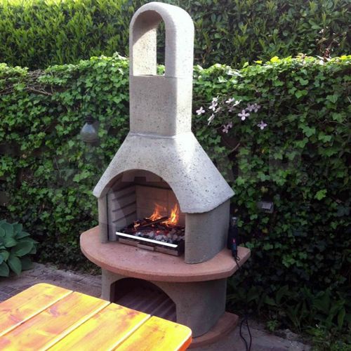 Barbecue a carbonella - CARMEN - Buschbeck - a legna / fisso / in calcestruzzo