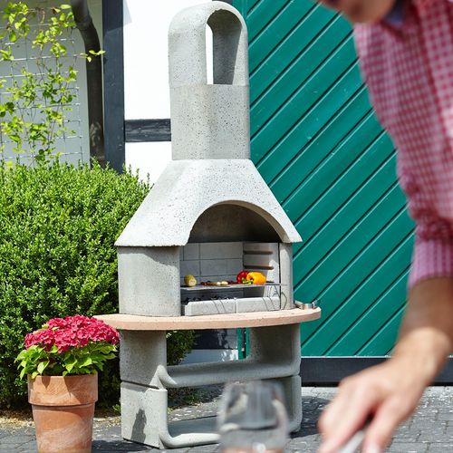 Barbecue a carbonella - CORTINA - Buschbeck - fisso / in calcestruzzo
