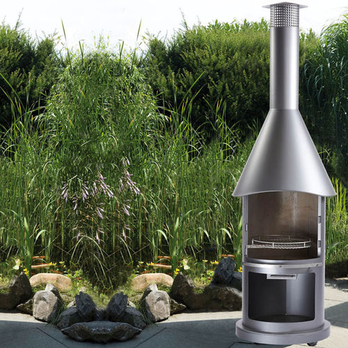 Camino a legna - AUCKLAND PRESTIGE - Buschbeck - a pavimento / Faccia singola / da giardino