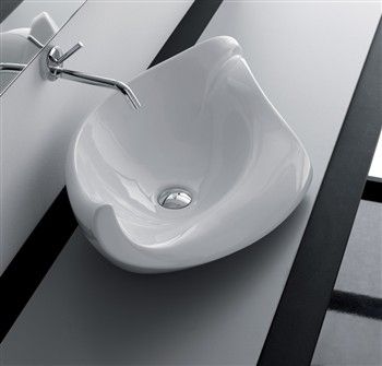 Lavabo da appoggio - DIABLE - Ceramic Vulcano - in ceramica / organico / design originale