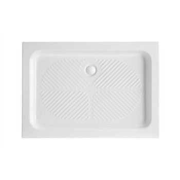 Piatto doccia rettangolare - CONTRACT 70X100 - Ceramic Vulcano - da incasso / in ceramica